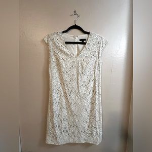 J. Crew Cream V-Neck Shift Dress 2